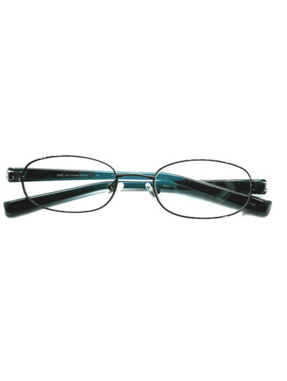 NIKE 4671 007 Small Black Oval Eyeglasses Frame 49-18 135